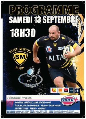 PROGRAMME DE MATCH SMR vs MASSY 13 09 2014