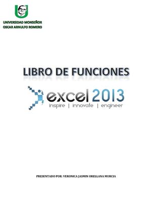 Libro de funciones de excel