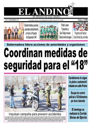 Diario El Andino de Los Andes - 11 de Septiembre de 2014