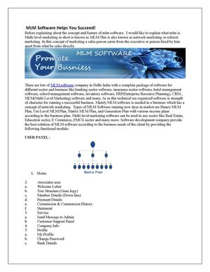 MLM Software Company