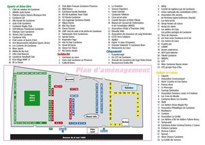 Forum des associations de Gardanne 2014 - plan de la Halle