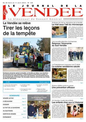 Journal de la Vendée n°136 - du 29 mars au 11 avril 2010