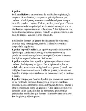 Los Lípidos