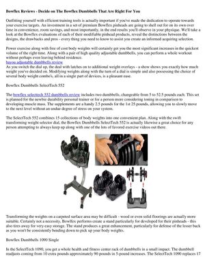 universal power-pack 445 dumbbells review