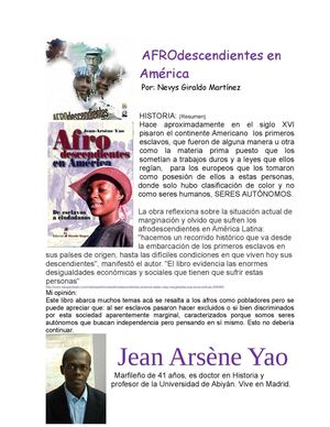 afros en America 33-34