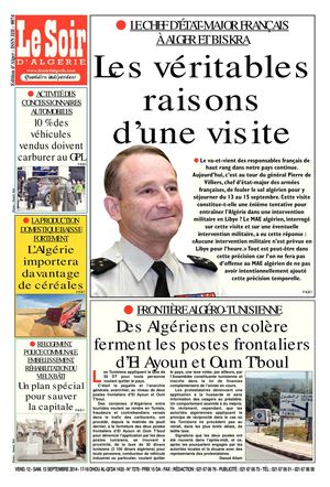LE SOIR 13.09.2014