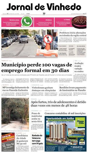 Sábado, 13 de setembro de 2014