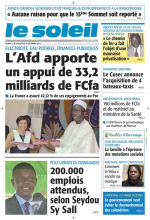 Edition du 13 - 14 Septembre 2014