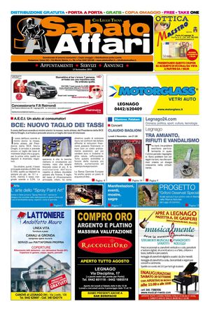 Sabato Affari edizione Cerea del 13 Settembre 2014