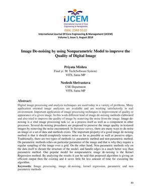 Image-De-noising-by-using-Nonparametric-Model-to-Improve-the-Quality-of-Digital-Image