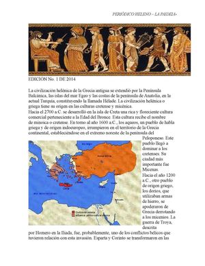 Edición No. 1 Periodico la Paideia