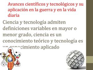 ciencia y tecnologia