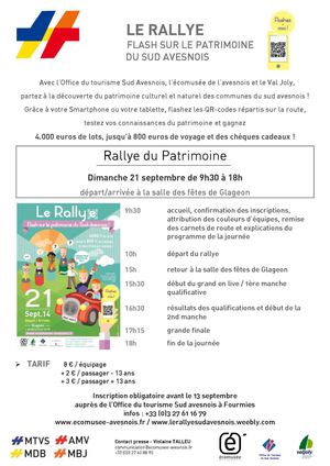 Rally du patrimoine Sud Avesnois