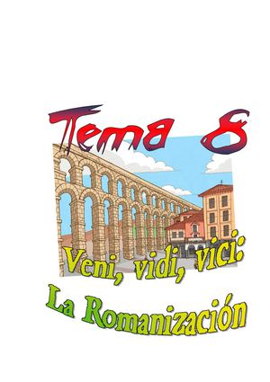 Tema 8 - La romanización