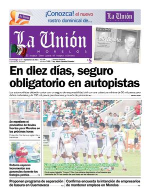 La Unión de Morelos 14 Septiembre 2014