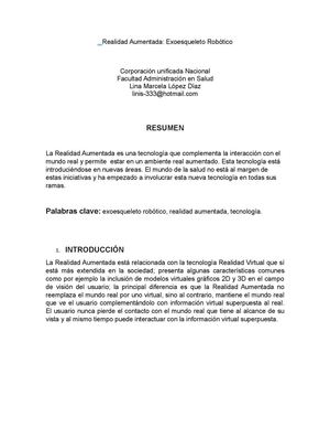 Articulo Realidad Aumentada y Exoesqueleto Robotico 