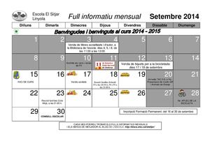 Full informatiu setembre 2014