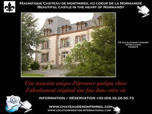 Brochure vacances château de Montmireil à Canisy