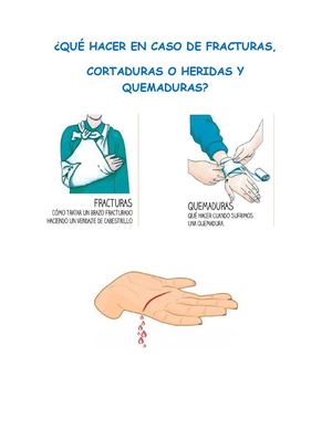 Cartilla de primeros auxilios 