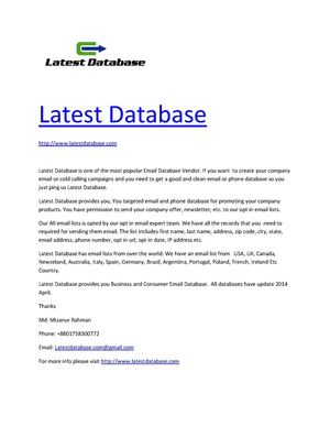 Buy Email Database