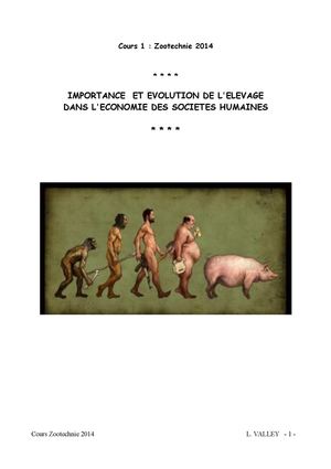 Cours 1 Zootechnie seconde 2014