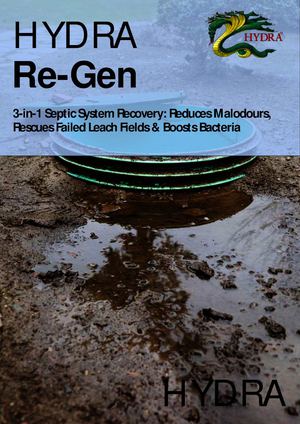 Hydra Re-Gen Prevents Drains Clogging