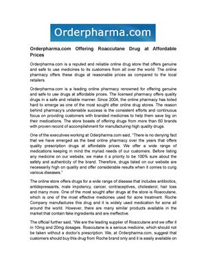 roaccutane order