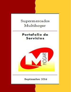 Portafolio de servicios Supermercados Multihogar