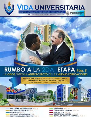 BOLETIN VIDA UNIVERSITARIA UASD SANTIAGO / NO.1 