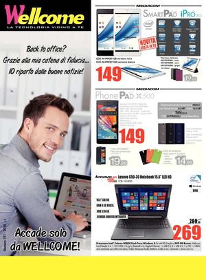 Volantino Wellcome dal 15/9 al 13/10/2014