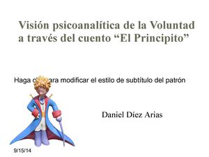 Analisis  - El Principito