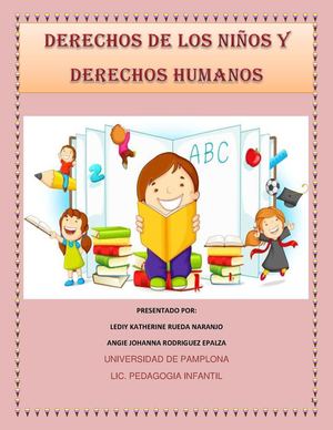 cartilla de los derechos del niño y derechos humanos