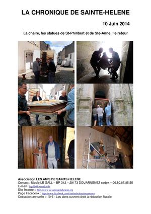 2014 07 Chronique de Ste-Hélène 10 juin 2014