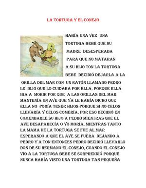 La tortuga y el conejo (1)