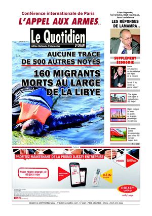 LE QUOTEDIEN 16.09.2014