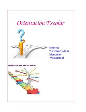 orientación escolar 