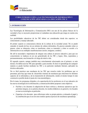 Presentación del Curso