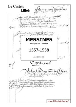 Compte de l'abbaye de Messines 1557-1558