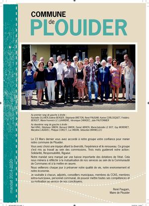 Trombinoscope Mairie de Plouider 2014-2020