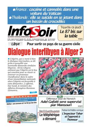 Edition du 16 septembre 2014