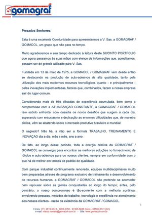 Apresentação Gomagraf