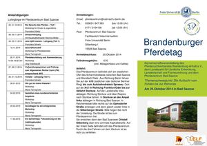 Brandenburger Pferdetag 2014