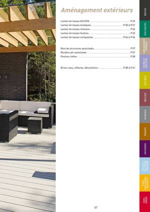 BOIS BRUTS - Bois aménagements extérieurs