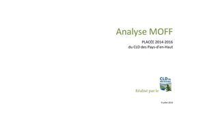 Analyse MOFF - Plan local d'actions concertées pour l'économie et l'emploi