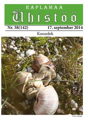 Raplamaa Ühistöö nr 38, 17. september 2014