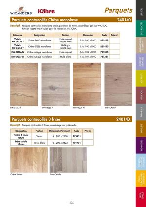 PARQUETS ET REVÊTEMENTS - Parquets