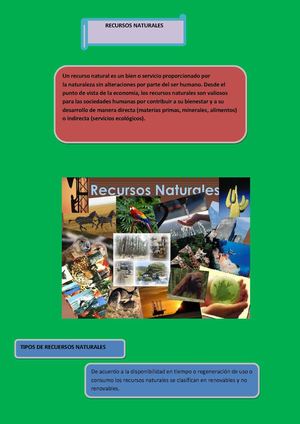 Recursos Naturales 