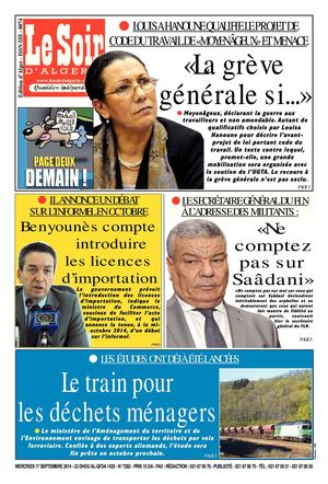  JOURNAUX 17092014