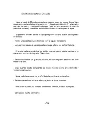 En el fonde del caño hay un negrito