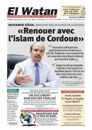 EL WATAN 17.09.2014
